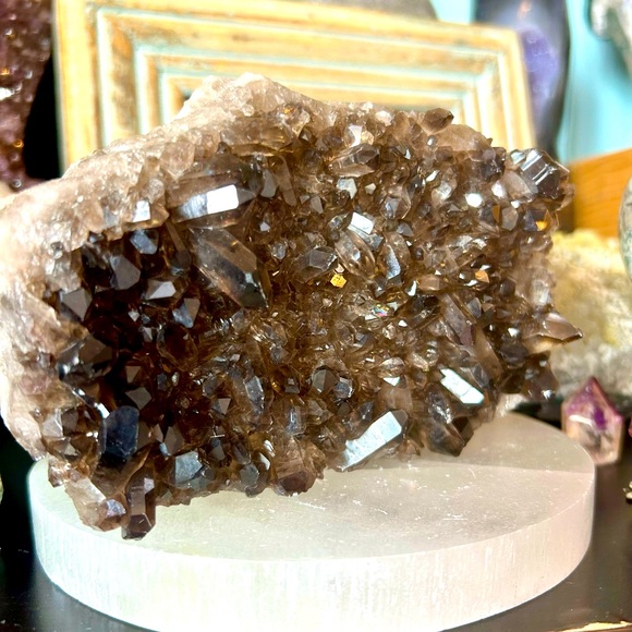 Smokey Quartz Cluster - Picture 8 of 10